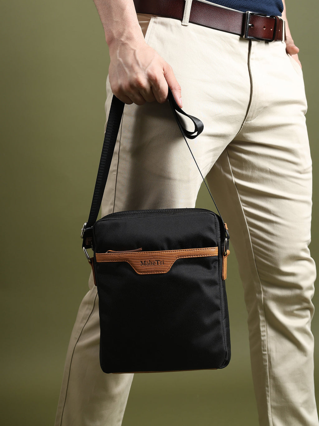 Mark Canvas Side Messenger Bag